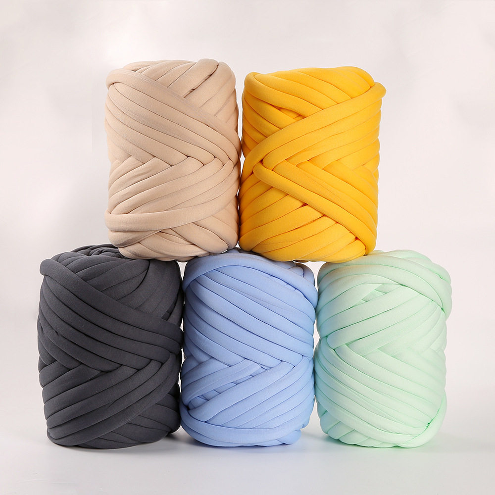 OHHIO new hand-woven blanket yarn filling core gauze strip coarse wool DIY blanket making material core wire