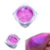 Nail art new cross-border chameleon powder magic neon powder color change polarized makeup eye shadow aurora powder manufacturers wholesale