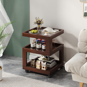Small Apartment Living Room Sofa Side Cabinet Movable Side Table Bedside Table Internet Celebrity Creative Bedroom Bedside Table