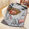 Customized company jacquard tapestry cotton thread blanket sofa towel office nap blanket high-grade gift blanket tapestry foreign trade