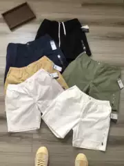 Foreign Trade American Old Money Style Rl High-Quality Ponyball Embroidered Multi-Pocket Shorts for Men and Women Casual Elastic Five-Point Pants
