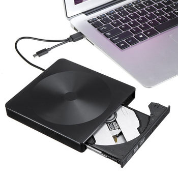 Factory Direct Supply 3.0Usb&Type-C External Mobile Optical Drive Laptop Desktop External Dvd Burner