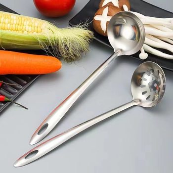 Spoon for Serving Dishes, Commercial Restaurant Soup Spoon, Seasoning Spoon, Soup Ladle, Hot Pot Spoon, Skimmer, Commercial Restaurant