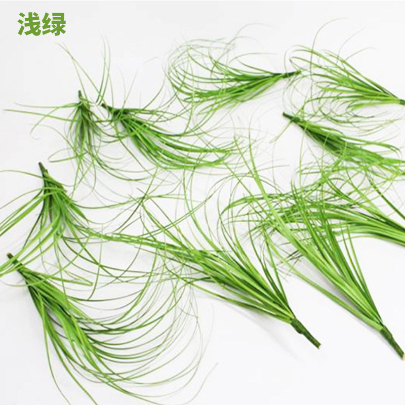北欧ins风格家居仿真单支蒲草 室内仿真植物墙仿真芦苇洋葱草假花