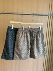 Ch Koujia C Classic Monogram Full Print Woven Sports Men's Shorts Summer American Style Men's Casual Shorts