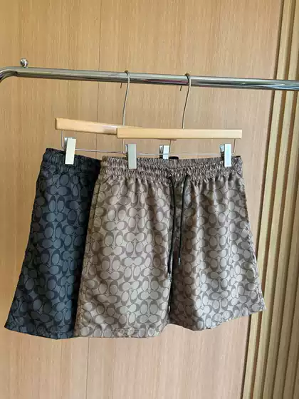 Ch Koujia C Classic Monogram Full Print Woven Sports Men's Shorts Summer American Style Men's Casual Shorts