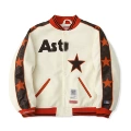 Five-pointed star baseball jacket (off-white)