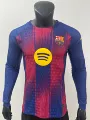 25-26 barcelona home long sleeves