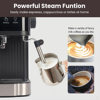 Espresso Machine espresso coffee machine household small semi-automatic 20Bar coffee machine milk foam cross border