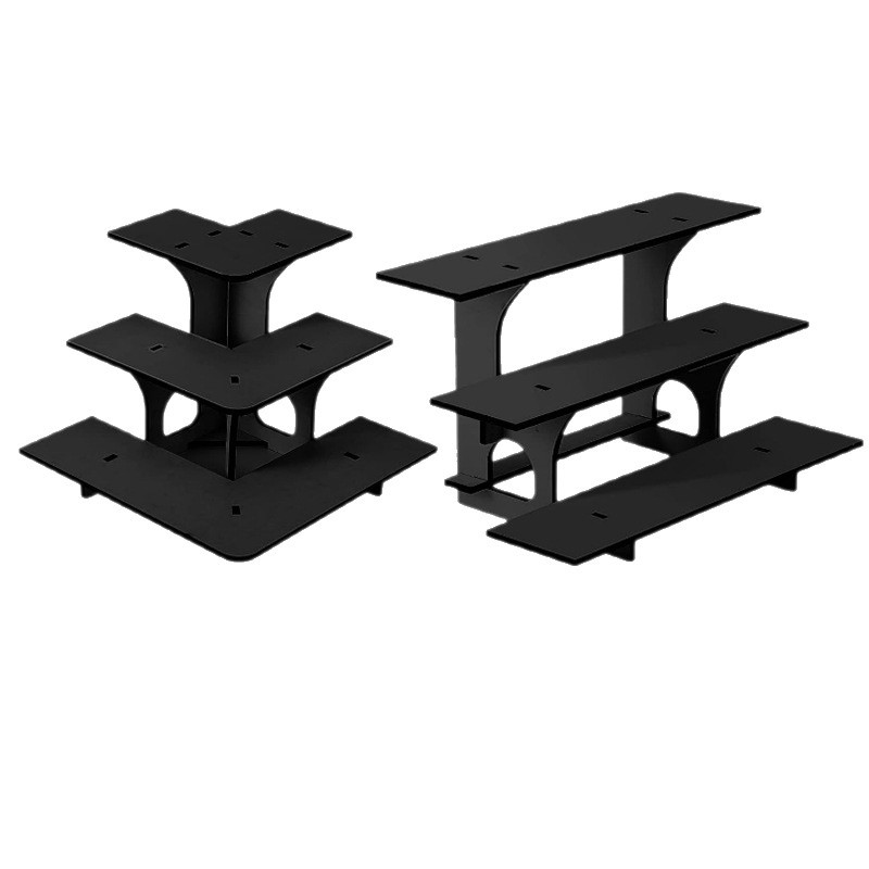Spot 3-Layer Wooden Retail Display Rack Detachable Portable Shelf Product Storage Rack Desktop Storage Rack
