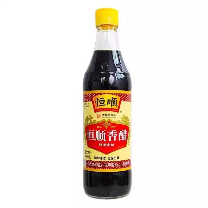 Hengshun Fragrant Vinegar Zhenjiang Fragrant Vinegar 500ml Zhenjiang Specialty Brewed Vinegar Cold Cooking Edible Vinegar Official Authentic