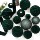 Amazon explosive flocking Christmas ball 36/ШТ Бархатный Рождественский шар, подвесной рождественский шар с защитой от поломки mini 1