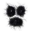 Extra-Long Encrypted Ostrich Feather Claw Clip, Large Volume, Oversized, High-End Shark Clip Hair Accessory, Autumn and Winter Plush Hair Clip