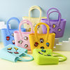 Colorful Satchel Silicone Beach Bag Mobile Phone Storage Beach Bag Lightweight and Compact Kidsren's Walking DIY Key Bag
