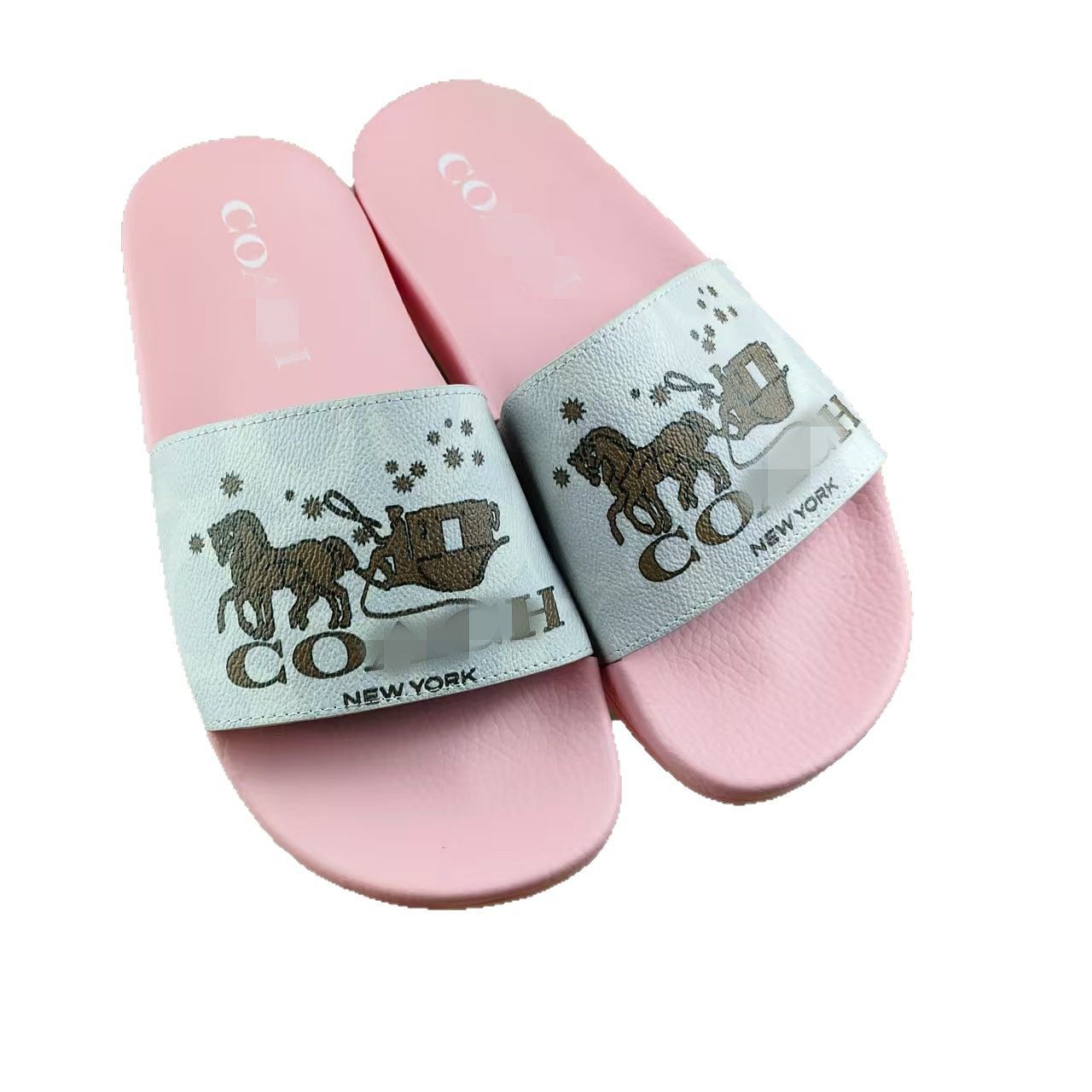 Slippers Foreign Trade Cross-Border Cambodia Phnom Penh Vietnam Slip-Ons Ancient Roman Carriage Print Pattern