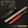 CSGO Game Surrounding Weapon Model M9 Butcher Full Metal Crafts Leather Case Version Weapon Model Keychain