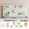 Desktop Pegboard Vertical Storage Rack Metal Hanging Desk Organizer Display Rack Free-Standing Desktop Storage