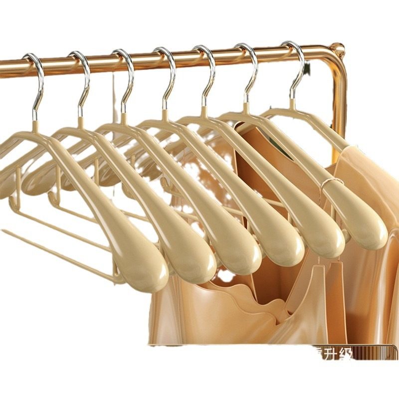 Hanger Household Immersed Plastic Wide Shoulder Seamless Anti-Shoulder Angle Hanger Anti-slip Can't-up Bag Drying Clothes Support Artifact
