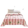 New Soft Snowflake Velvet Cashmere Thickeneded Blanket Multi-Purpose Blanket Christmas Blanket Nap Office Blanket