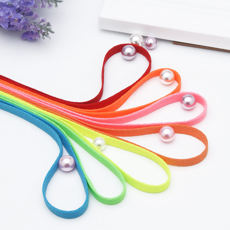 Factory Spot Colorful 8mm Single Layer Flat Shoe Rope Sports Flat Shoelace Hat Windproof Flat Strap Polyester Flat Rope