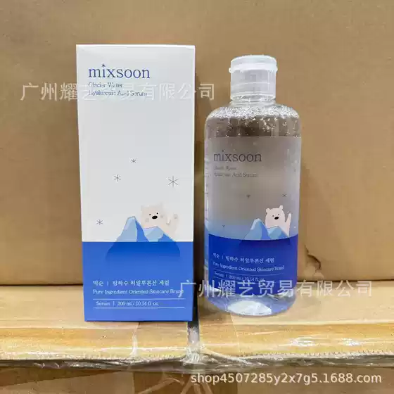 South Korea Mixsoon Meishang Pure Glacier Water Essence Glacier Water Hyaluronic Acid Glacier Water Hyaluronic Acid Essence