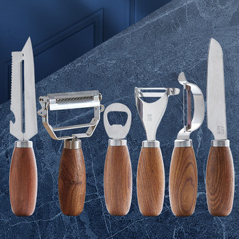 304 Rosewood peeler household stainless steel fruit Planer multifunctional fruit knife vegetable fruit planer