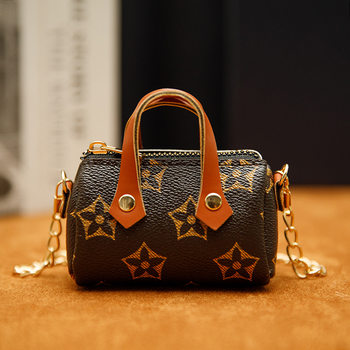 New Versatile Chain Coin Purse Printed Pillow Bag Single Shoulder Crossbody Fashion Lipstick Bag Women's Internet Celebrity Mini Bag