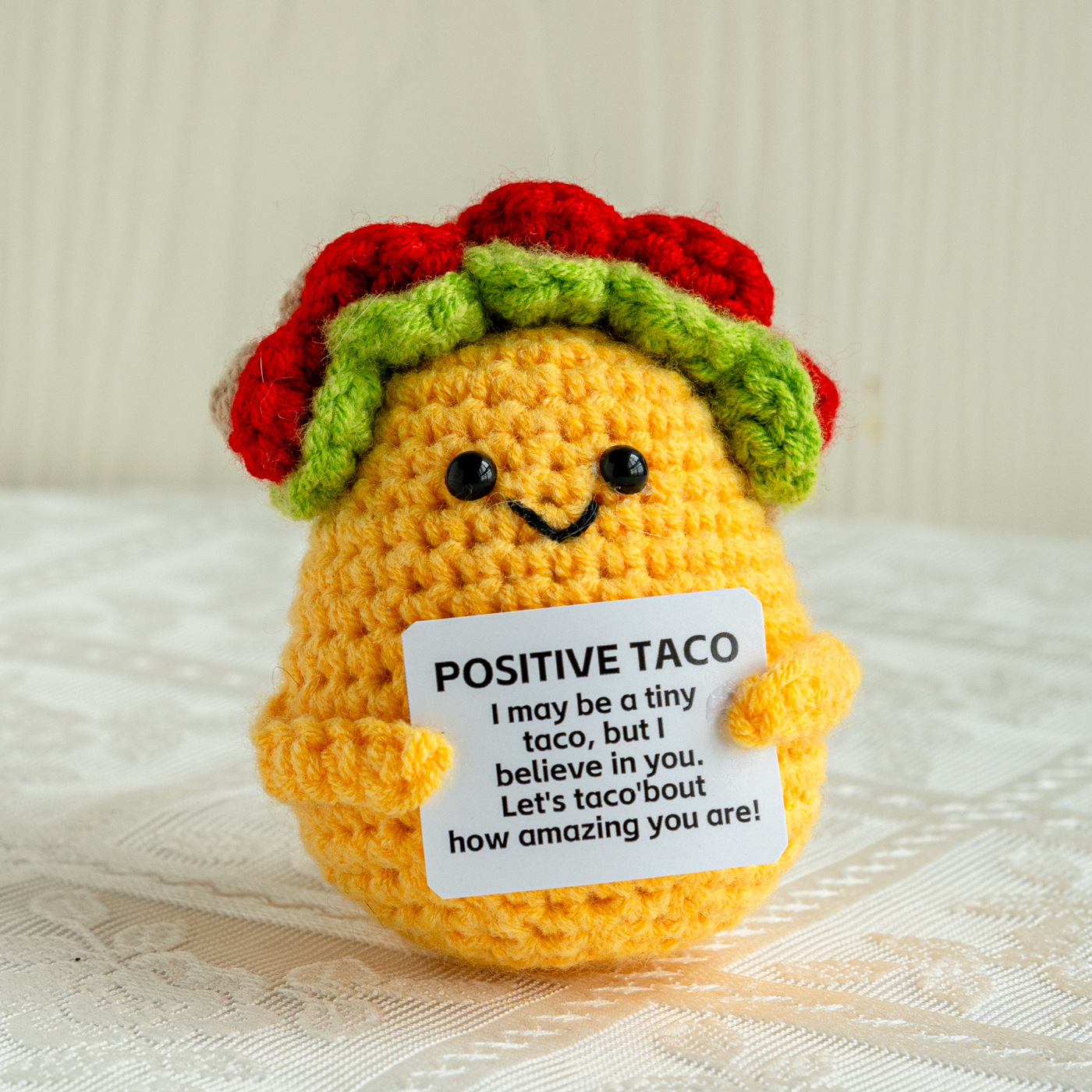 亚马逊新品Cute Frog Toy Card有趣的动物钩织玩具礼物创意礼品