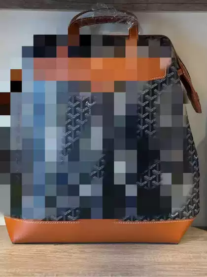 Goyard Men's Briefcase Business Commuter Bag Dog Tooth Casual Office Computer Bag Y Letter Printed Handbag