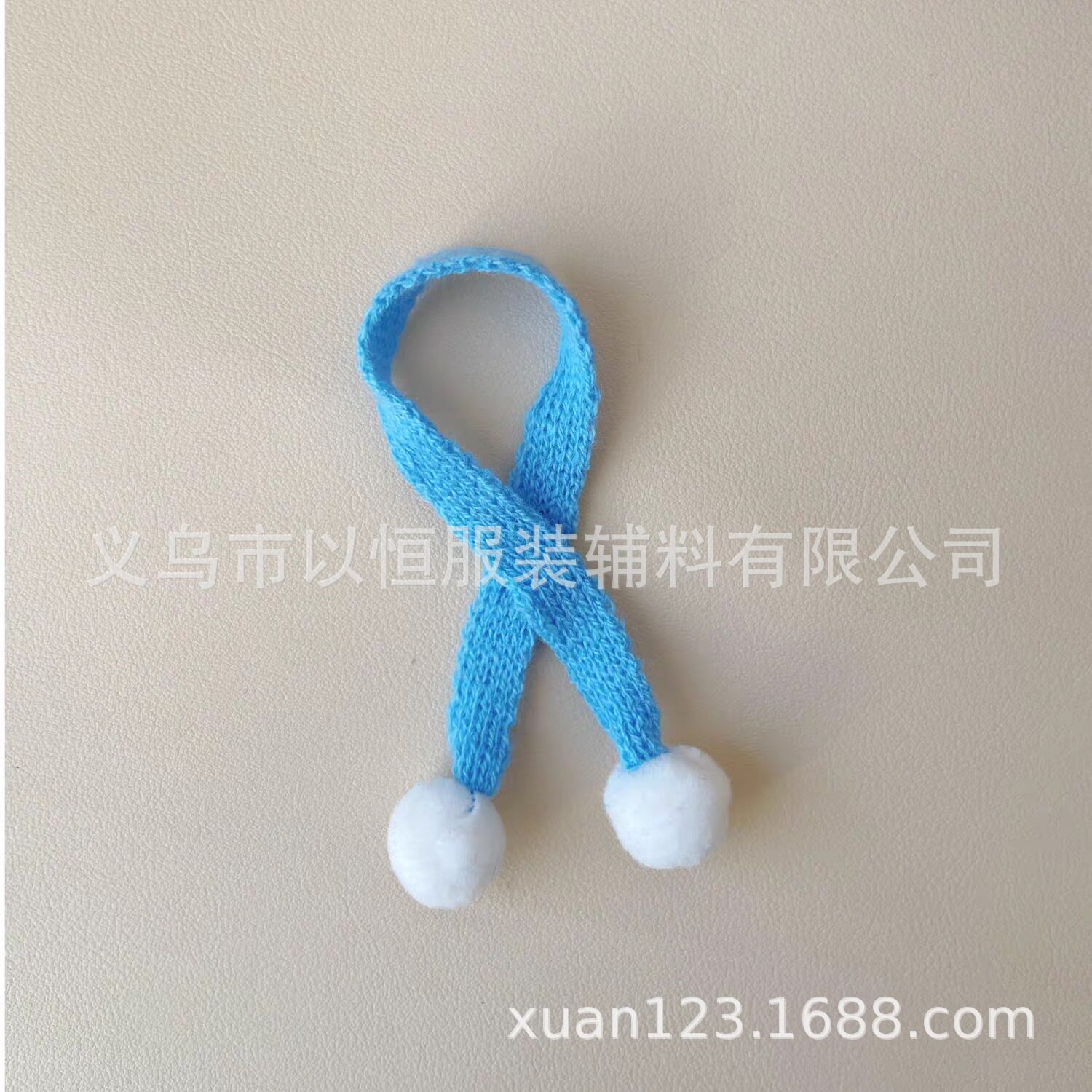现货圣诞迷你针织小围巾卡通公仔娃娃DIY玩具围脖配饰圣诞节装饰