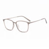 2514 Cross-border Ultra-light Plastic Steel Square Glasses Frames for Women's Myopia Face Repair and Plain Face-free Student Glasses Frames Tide Matching Degree Discoloration