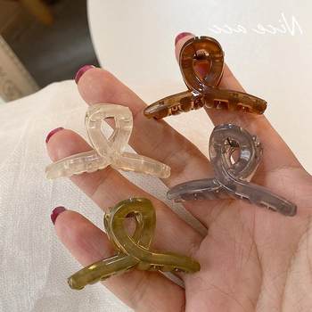 4cm Mini Small Grab Clip Korean-style Side Bangs Hairpin Jelly Color Internet Red Half-tie Ball Head Shark Clip