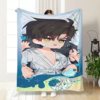 Bath Edition Love and Deep Space Baby Bus Bed Blanket Office Nap Blanket Spring and Autumn Air-conditioning Blanket Student Dormitory Blanket