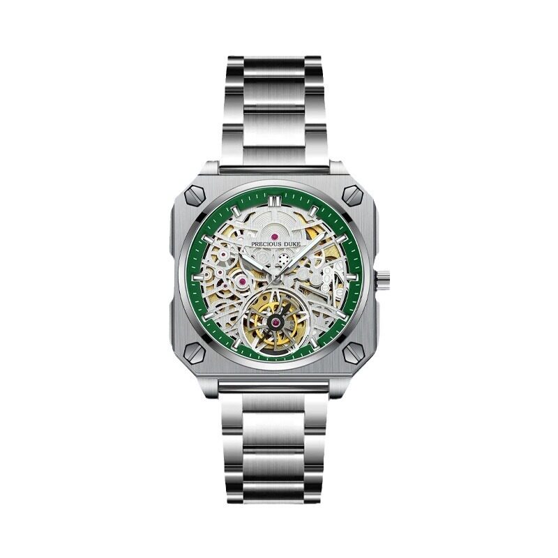 PRECIOUS DUKE UK brand hollow three-dimensional business men's steel band watch manufacturers cross-border e-commerce
