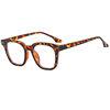 2022 new fashion box student anti-blue light glasses frame artistic plain glasses Net red tide rice nail glasses frame
