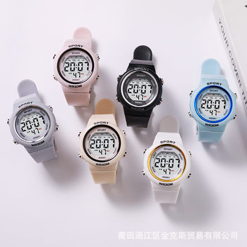 Manufacturer Wholesale Electronic Watch for Teenagers, Students and Children, Multifunctional Waterproof Sports Simple High-Value Electronic Watch