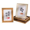 Photo Frame Wholesale 6inch Photo Frame Table High-End Wooden 8inch 10inch Art Word Method Picture Frame A4 Photo Frame Empty Frame