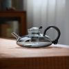 High Borosilicate Glass Electric Ceramic Stove Heating Water Glass Teapot Teapot Transparent Glass Rat Tail Teapot