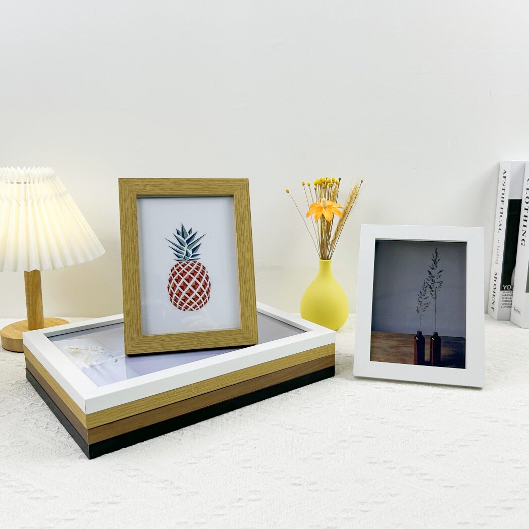 Simple wooden photo frame wholesale table decoration 5 inch 6 inch 7 inch 8 inch 10 inch A4 wall frame creative photo wall