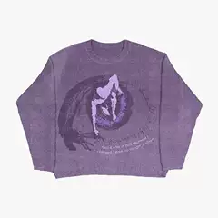 Factory Direct Sales European and American Cross-Border Autumn and Winter Trendy Brand Retro Graffiti Print High Street Men's and Women's Fashion Sweatshirts and Sweaters