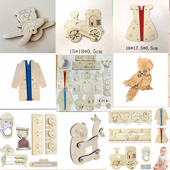 Montessori teaching aids children early education multifunctional cognitive game busy board accessories toys boys and girls