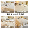 Coral Fleece Blanket Bed Sheet Single Piece Fleece Blanket Winter Thickened Fleece Flannel Sofa Blanket Office Nap Blanket