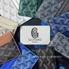 Goyard High-End Version 2025 New Model Dog Tooth Card Holder Credit Card Wallet Card Case Card Holder Cross-Border