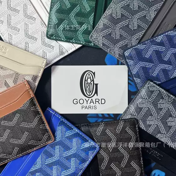 Goyard High-End Version 2025 New Model Dog Tooth Card Holder Credit Card Wallet Card Case Card Holder Cross-Border