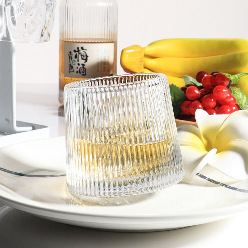 European-Style Whiskey Glass Crystal Glass Shaker Cup Tiktok Internet Celebrity Irregular Glass Spirit Glass Liquor Glass Barware