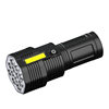 New 12Led Strong Light Flashlight Outdoor Cycling Lighting USB Rechargeable Cob Side Light Handheld Lighting