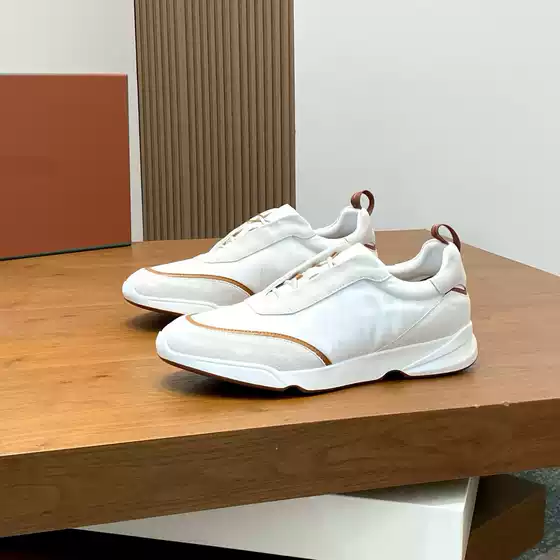 Laoma Shoes 2025 New Arrival Men's Fashion Casual Shoes, Versatile Trendy Genuine Leather Breathable Comfortable Low-Top Sneakers for Men