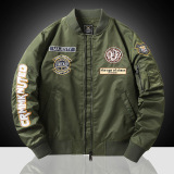 Весенне-осенняя новая мужская летная куртка army green tide, брендовая куртка с вышивкой в стиле американского ретро