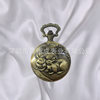 Source Factory Twelve Zodiac Retro Commemorative Pocket Watch Electronic Flip Necklace Hanging Watch Hollow Large Dial Elderly Watch