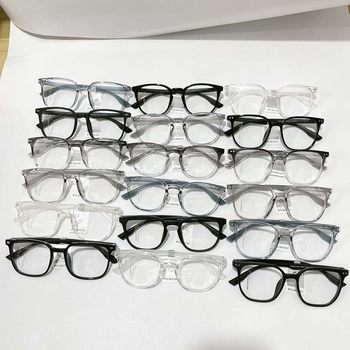 Korean style new Akoma ultra-light glasses frame plain glasses men and women myopia big face big frame Net red glasses frame